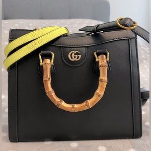 G*ucci Inspired Diana Small Tote Handbag.
